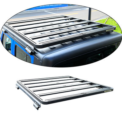 آلومینیوم Cross Bar Full Top Jeep JT Wrangler JL JK رف سقف با نصب ساده