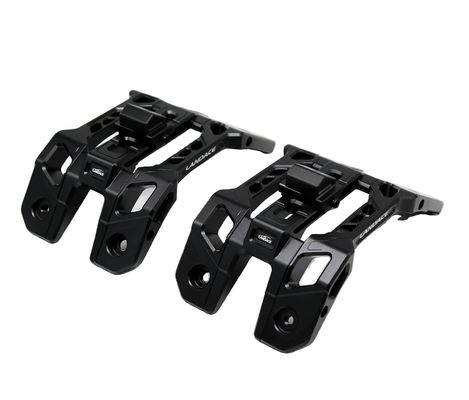 براکت های نصب سبک آلومینیوم آلیاژ نقره ای برای وسایل نقلیه جاده ای ماشینکاری CNC