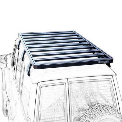 قفسه سقف آلومینیوم آلیاژ برای دور جاده 4x4 لوازم جانبی در سقف خودرو اصلاح