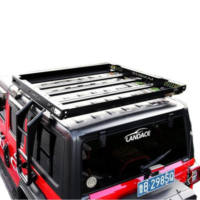 18-23 Wrangler Rubicon Jeep سبد قفسه سقف با آلیاژ آلومینیوم با پوشش پودری بالا