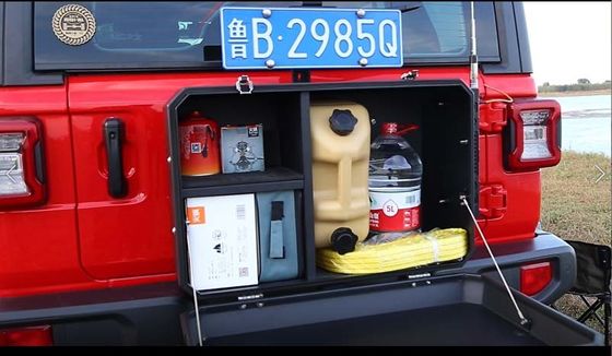 جعبه ذخیره سازی 4x4 زمینی طراحی شده به طور کارآمد برای سازمان آسان کامیون و ابزار