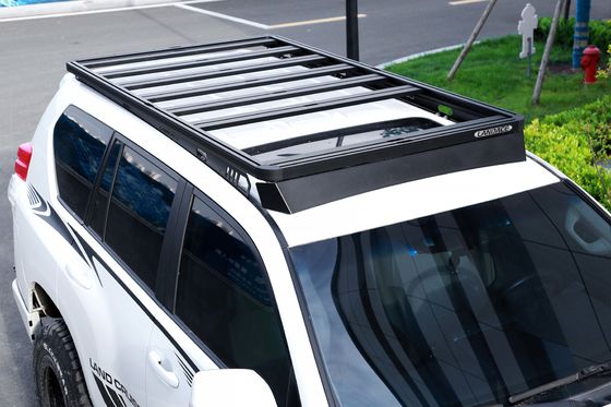 سقف ریل قفسه سبد آب باران گچ نصب ماشین قفسه سقف برای تویوتا Land Cruiser Prado Lc150