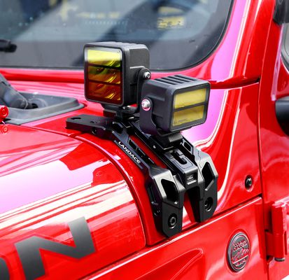پوشش پودری آلومینیوم آلیاژ براکت نصب نور برای 4x4 ستون نور ساختار