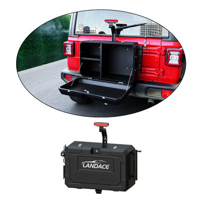 6063 آلومینیوم Jeep Wrangler JL JK صندوق ذخیره دروازه عقب برای ذخیره سازی خارج از جاده