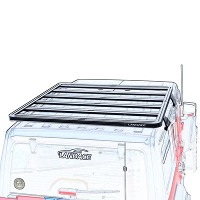 قفسه های سقف آلومینیومی آنودیزه کننده برای Jeep Wrangler JL JT JK 4X4 لوازم جانبی جاده ای