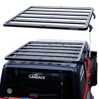 سبک وزن سیاه 4x4 آلومینیوم آلیاژ سقف ریک جیپ Wrangler JL با ظرفیت 25kg