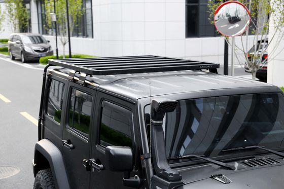 Wrangler JL JK JT Rooftop Cargo Carrier Anodizing Aluminum Car Roof Basket باسکتی از آلومینیوم برای سقف ماشین