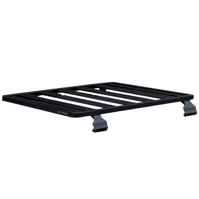 قفسه سقف پوشیده با پودر سیاه برای LC79 23.5kg ظرفیت آلومینیوم 4WD جهانی