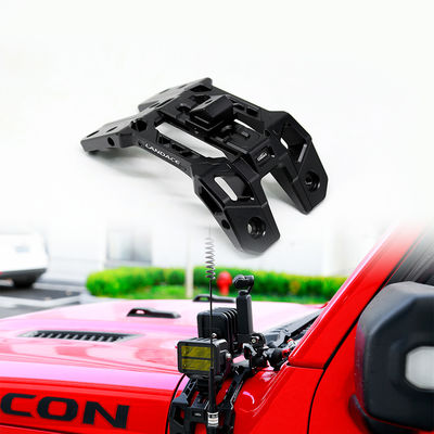 JEEP Wrangler JL A ستون هود نصب براکت های سبک آلیاژ آلومینیوم مقاوم به خوردگی
