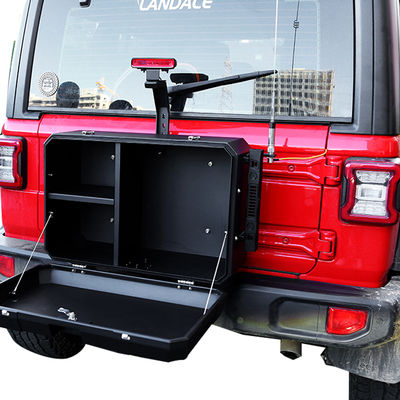 4x4 لوازم جانبی جعبه نگهداری درب جانبی عقب برای Jeep Wrangler آلومینیوم آلیاژ