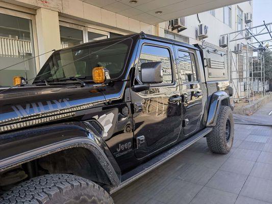 لوازم جانبی ماشین آلات سخت Gladiator JT آلومینیوم 4x4 پیکاپ کامیون پوشش تخت سخت آبپاش ضد آب برای جیپ