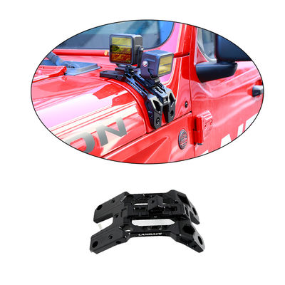 سیستم روشنایی یکپارچه ی A-Pillar Light Bracket Antenna Holder و Go Pro Mount برای جیپ JL