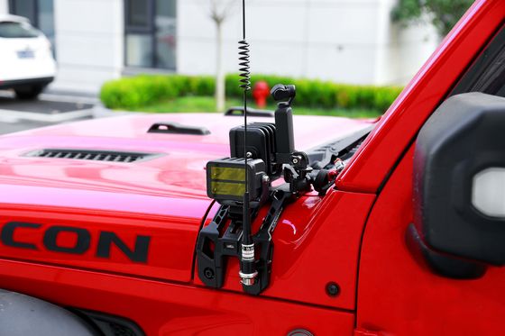 2018-2019 Wrangler JL Gladiator JT آلومینیوم آلیاژ A-Pillar شیشه جلو نور نصب براکت