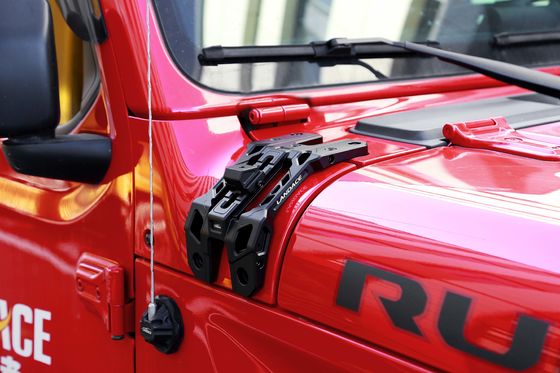 براکت های نصب چراغ ضد زنگ ماشین شیشه جلو برای Jeep JL آلومینیوم