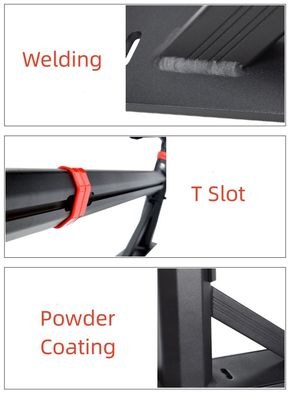 رَک تخت خودروهای غیر جاده ای OEM رَک رُل آلومینیومی با قدرت بالا