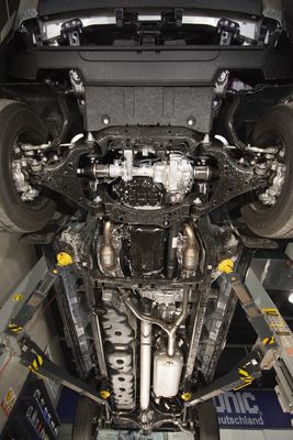 صفحه کامل اسکید برای تویوتا توندرا خاکستری زیر بدن شاسی محافظ 4x4 پوشش موتور