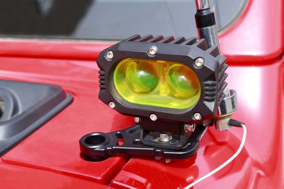 آلیاژ آلومینیوم A-Pillar Hood Mount Light Brackets برای جیپ Wrangler JL 134*107*25mm