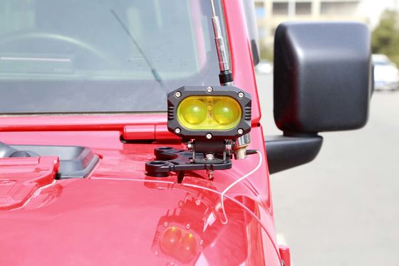 2018-2019 Jeep Wrangler JL لوازم جانبی آلومینیوم آلیاژ ستون A براکت های نصب نور