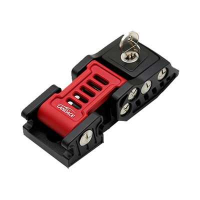 جیپ رانگلر قفل هود قفل کیت با heavy duty آلومینیوم آلیاژ قرمز و سیاه