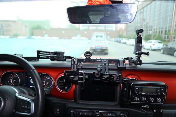 JEEP داشبورد دارنده تلفن همراه آلومینیوم مرکز داش ماونت