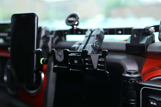 JEEP داشبورد دارنده تلفن همراه آلومینیوم مرکز داش ماونت