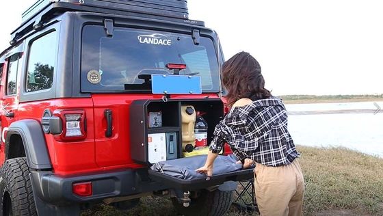 WranglerJL جعبه ذخیره دروازه ی عقب جعبه ی قفل دروازه ی عقب جیپ Wrangler
