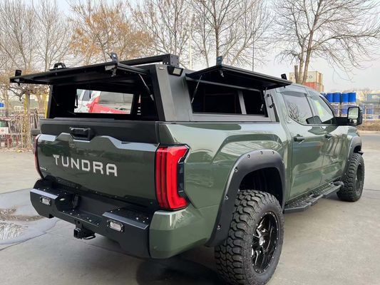 2023 تویوتا توندرا Hardtop Canopy Locking Function آلومینیوم آلیاژ کامیون سیستم قفسه تخت