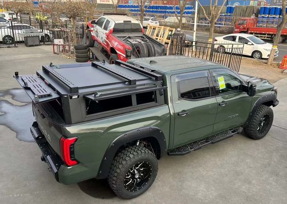 2023 تویوتا توندرا Hardtop Canopy Locking Function آلومینیوم آلیاژ کامیون سیستم قفسه تخت
