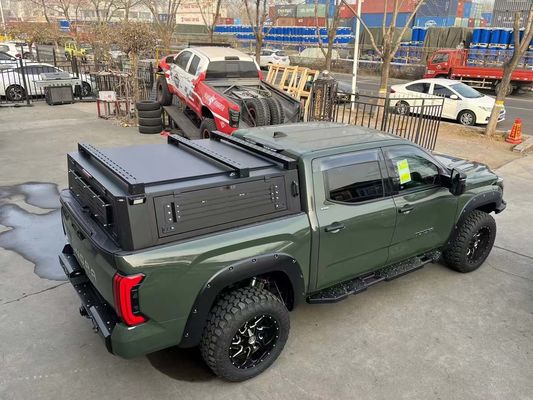 آبپاش آلومینیوم پوشش کامیون Tonneau برای تویوتا Tundra Offroad کامیون لوازم جانبی