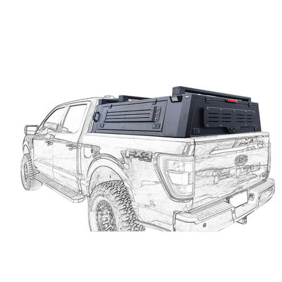 27 کیلوگرم در جاده 4x4 پیکاپ کامیون تخت Canopy Topper برای جیپ گلادیاتور F150 تویوتا تاکوما