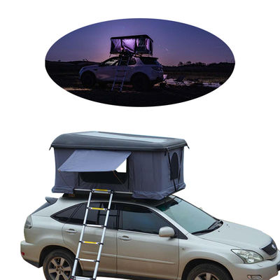 مثلث خاکستری تیره Clamshell سقف بالا چادر 4x4 سقف چادر سخت Shell