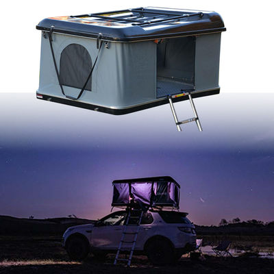 مثلث خاکستری تیره Clamshell سقف بالا چادر 4x4 سقف چادر سخت Shell