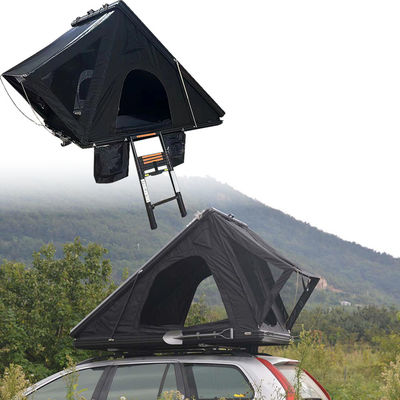سه گانه جهانی Clamshell سخت Shell سقف ماشین چادر بالا برای کمپینگ در فضای باز خاکستری تیره