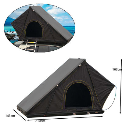 پارچه آکسفورد 4x4 بیرون جاده کمپینگ بیرونی جهانی Clamshell آلومینیوم Hard Shell سقف ماشین چادر بالا