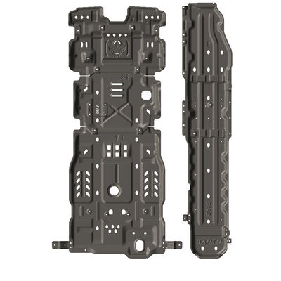صفحه مگنالیوم / فولاد Yamaha FZ16 2003-2009 4Runner Skid Plate سیاه / نقره ای برای بالا