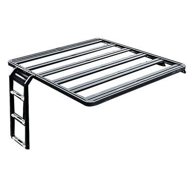 نقره سیاه Jk Racks فولاد 2003 جیپ Wrangler ورزش بالا سقف رف نقره سیاه رنگ