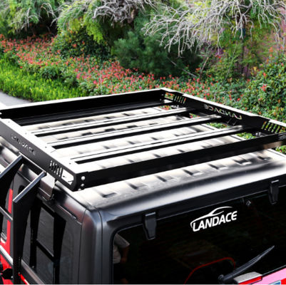 LANDACE N.W. 37.5KG آلومینیوم Universal Car Roof Racks برای جیپ Wrangler JL Hot Item