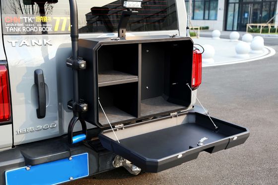 خودروهای غیر جاده ای طرح جدید پوشش قدرت Wrangler Tailgate جعبه ذخیره سازی خارجی برای مخزن 300 BJ40 برای Wrangler JL JK مخزن 300 BJ40