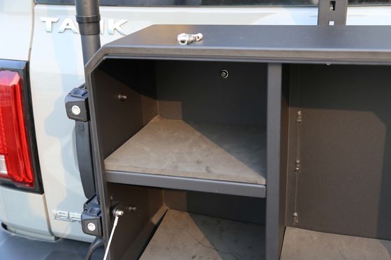 خودروهای غیر جاده ای طرح جدید پوشش قدرت Wrangler Tailgate جعبه ذخیره سازی خارجی برای مخزن 300 BJ40 برای Wrangler JL JK مخزن 300 BJ40