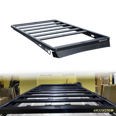 2270*1300*55mm پلی فرم سقف آلومینیوم آلیاژ سیاه پوشش قفسه حمل برای تویوتا 4Runner