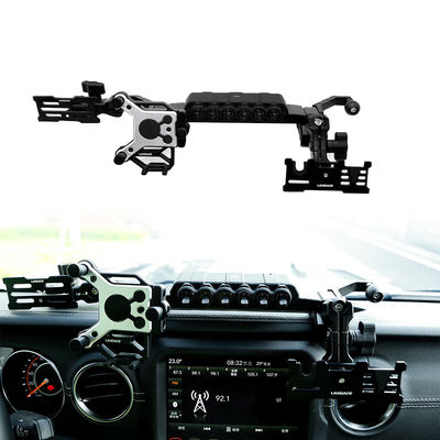 نگهدارنده تلفن چند منظوره سیاه 4x4 Wrangler JL کنسول مرکزی براکت برای جیپ