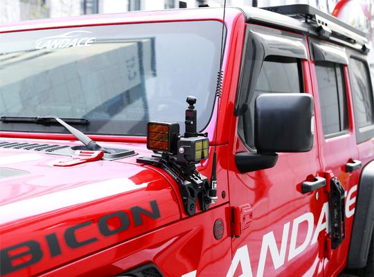 Wrangler Off-Road Silver Light Mounting Brackets با طراحی ماشین آلات CNC بالا