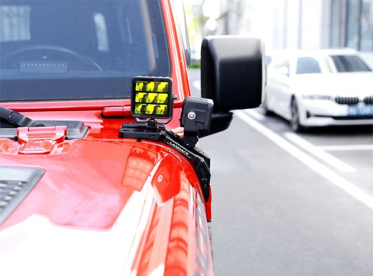 Jeep Wrangler JL Fog Light Mounting Brackets با تکنولوژی ماشینکاری CNC