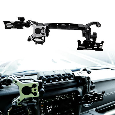 Jeep 210*65*38mm کنسول مرکز براکت حامل تلفن با پانل سوئیچ ماشین بی سیم