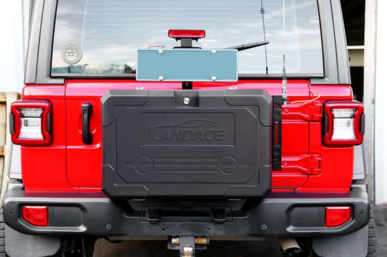 JEEP کمپینگ کنار جاده درب عقب ابزار ذخیره سازی جعبه آلومینیوم آلیاژ پشت میله جعبه نصب