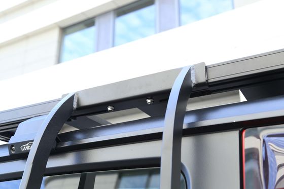 JEEP ماشین نصب سیاه آلومینیوم سقف رک نردبان برای محیط های چالش برانگیز