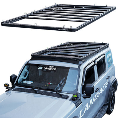 مخلوط آلومینیوم سیاه 4X4 مخلوط کم پروفایل مخزن چمدان 300 لوازم جانبی قفسه ریل سقف برای GWM