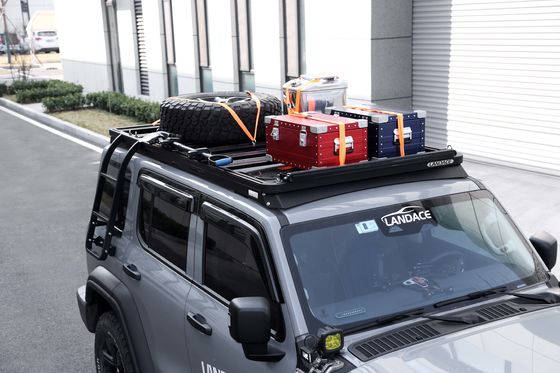 مخلوط آلومینیوم سیاه 4X4 مخلوط کم پروفایل مخزن چمدان 300 لوازم جانبی قفسه ریل سقف برای GWM