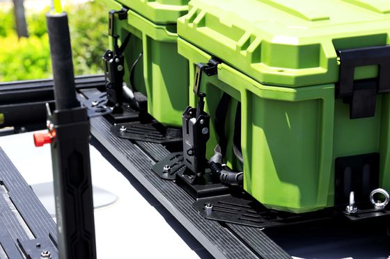 لوازم جانبی جهانی 4x4 در جاده های دور از جاده ها، قفسه سقف خودرو، قفسه بالا بار، جعبه ابزار ذخیره چمدان از LLDPE