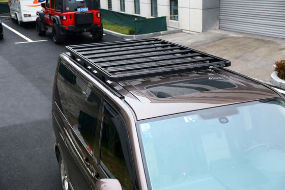 سقف مونت یونیورسال Multivan 4X4 لاغری تخت کم پروفایل آلومینیوم آلیاژ پلت فرم سقف ماشین برای فولکس واگن